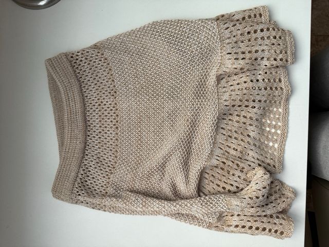 Conjunto Top y Falda Ganchillo Talla S