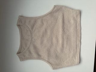 Conjunto Top y Falda Beige Shein Talla S