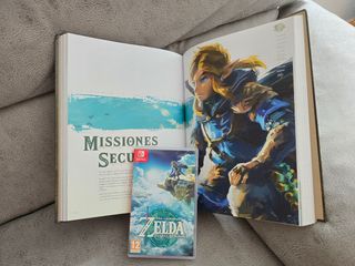 Juego Zelda Tears of the Kingdom mas guía deluxe