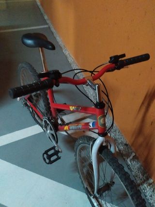 Bicicleta Montaña 24 Pulgadas Roja