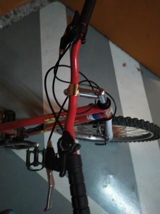 Bicicleta Montaña 24 Pulgadas Roja