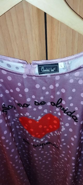 Vestido Anabel Lee Morado Talla L