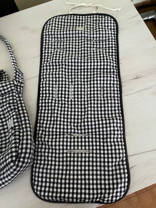 Pañalera y colchoneta Minicoton Vicky azul