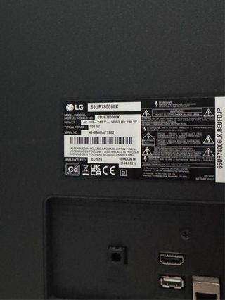 Televisor LG 65” 65UR78006LK UHD 4K AI ThinQ