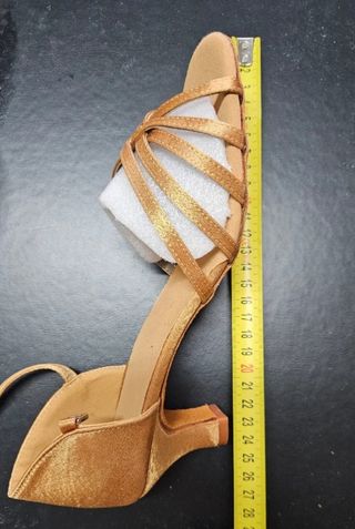 Zapatos de baile latino T41 Naranja/ocre 