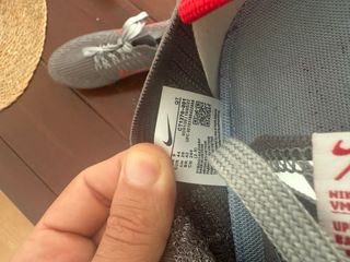Nike Vapormax Talla 44 Gris/Rojo
