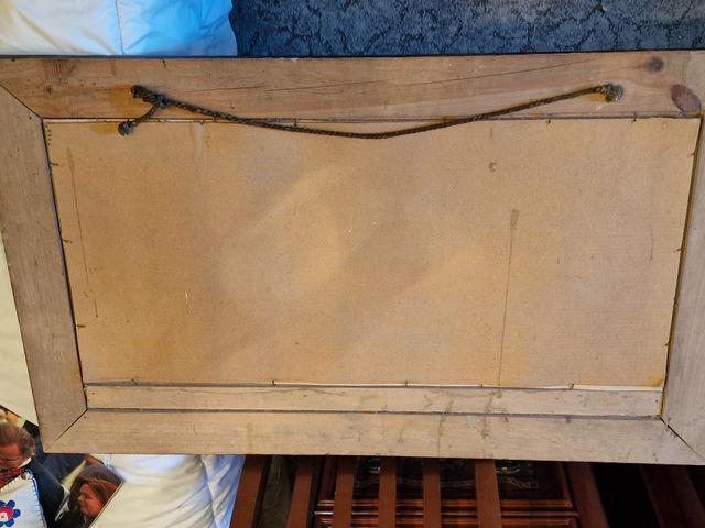 Dipinto antico Madonna e Gesù Bambino