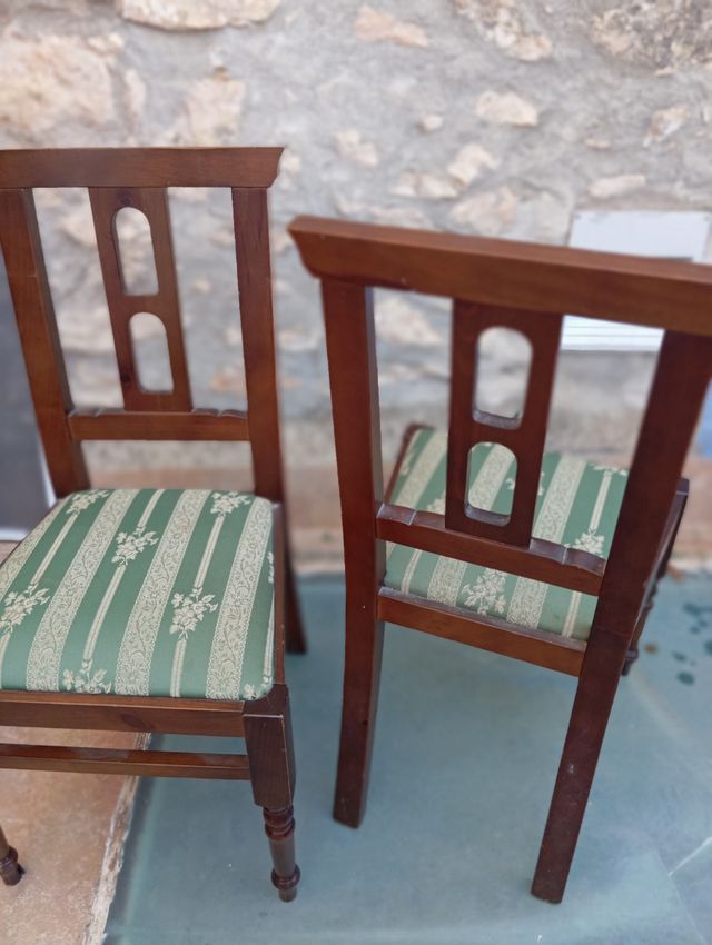 Sillas de comedor de madera maciza