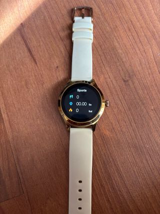 Reloj inteligente smartwatch Marea Beige/Dorado
