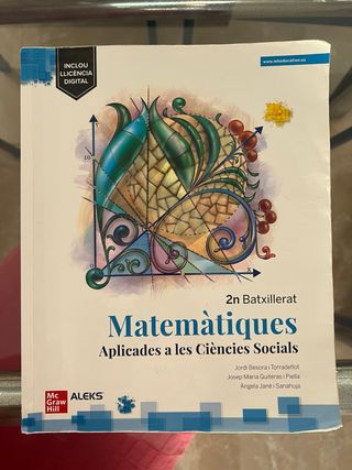Matemàtiques Aplicades a les Ciències Socials 2...