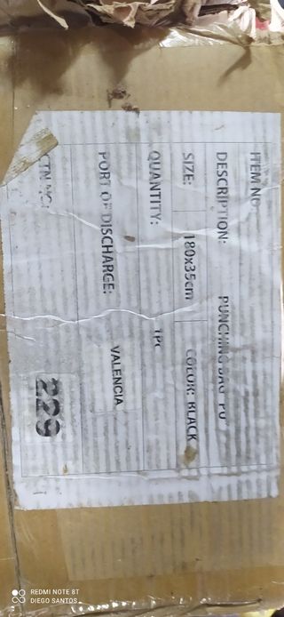 Saco de boxeo NKL Home 1.80m x 0.35m