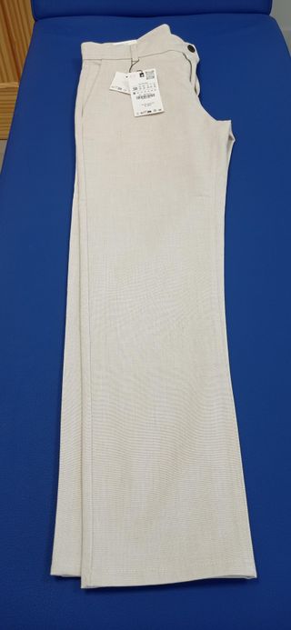 Pantalón Chino Zara Beige Talla M
