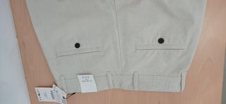 Pantalón Chino Zara Beige Talla M