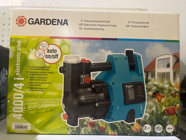 Bomba de agua Gardena 4000/4 i electronic plus