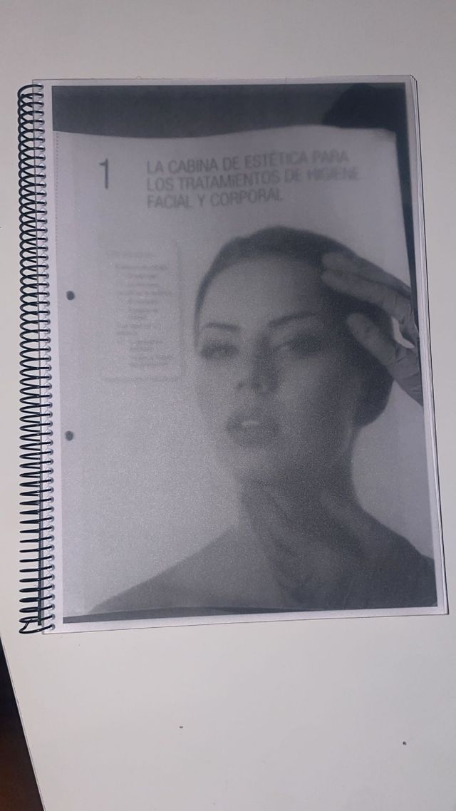 Cabina de estética para tratamiento de higiene 