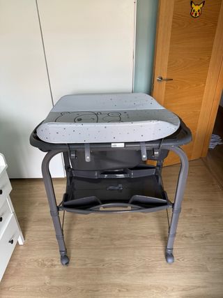 Cambiador bañera bebé con estampado de oso