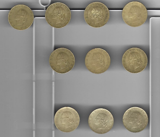 20 Lire 1957/58/82 Monete Italiane