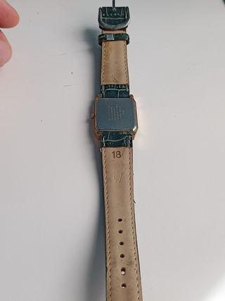 Reloj Orient Watch Dorado y Verde Años 80-90