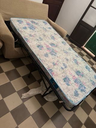 BAJADA DE PRECIO! Sofá Cama Beige 2 Plazas