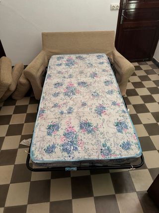BAJADA DE PRECIO! Sofá Cama Beige 2 Plazas