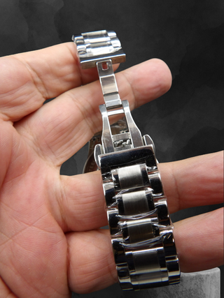 Orologio Uomo Acciaio Automatico Blu