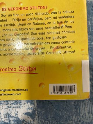 Libro Gerónimo Stilton como nuevo 