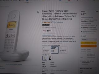Teléfono Inalámbrico Gigaset A270H