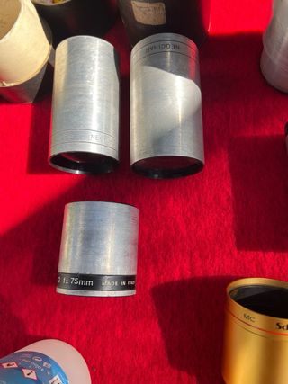 8 lentes para proyeccion de 35mm