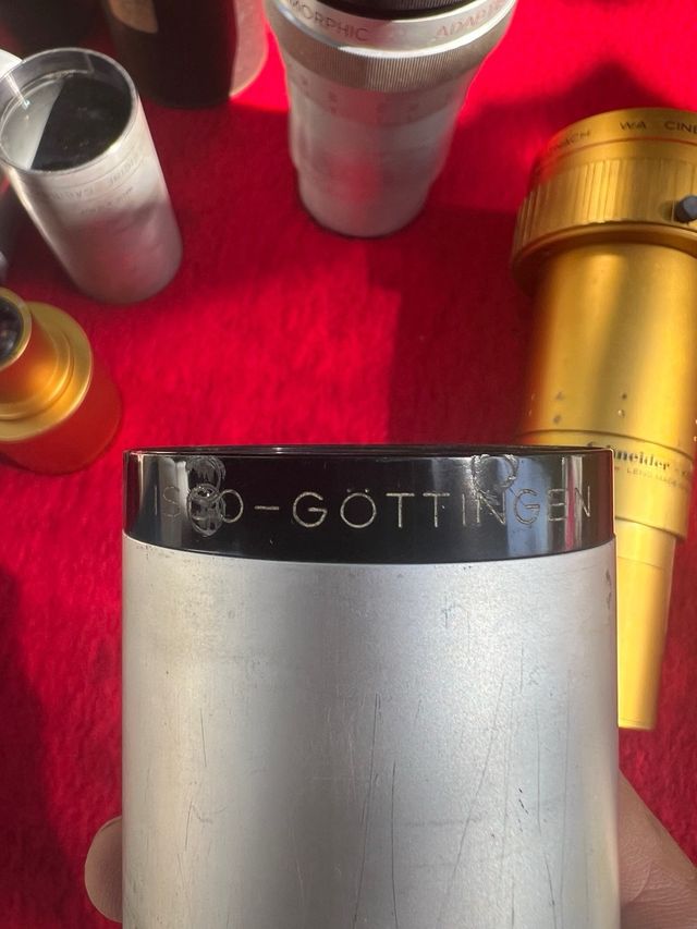 8 lentes para proyeccion de 35mm