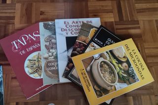 Lote Libros Cocina Española y Microondas