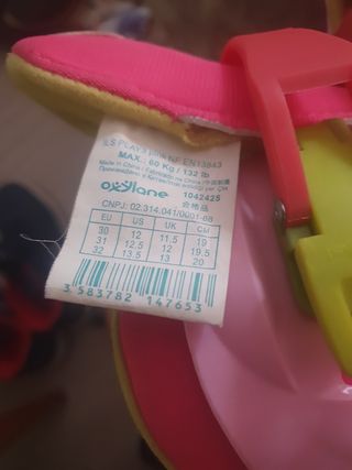 Patines en línea rosas para niños