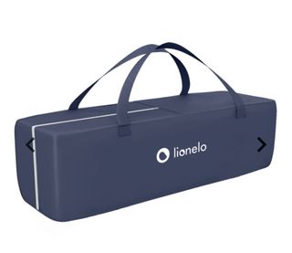 Cuna de viaje azul