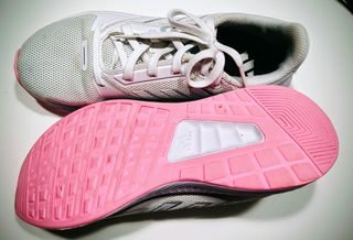 Deportivas Adidas Blancas y Rosas Talla 38