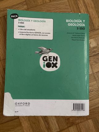 Biología y Geología 3º ESO. Libro del estudiant...