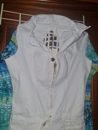 Enterizo Colombiano Blanco con Mangas