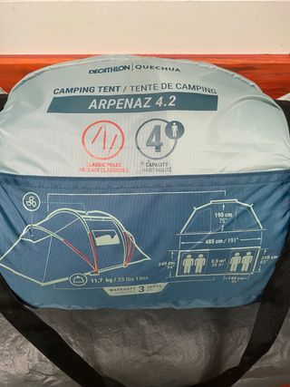 Tienda de campaña Decathlon Arpenaz 4.2