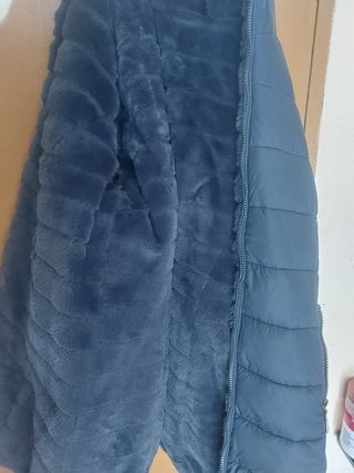 Chaqueta de invierno azul REVERSIBLE