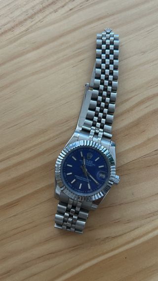 Rolex Datejust Azul Mujer
