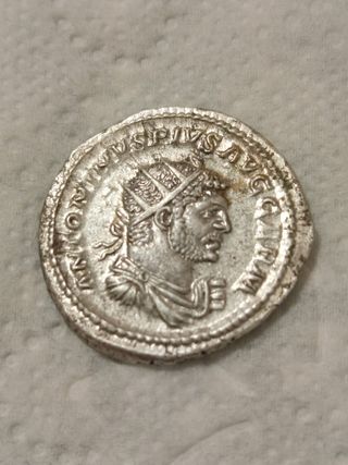 Moneda Antigua Romana Plata