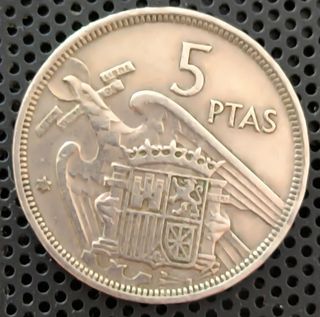 Moneda 5 Pesetas Franco 1957