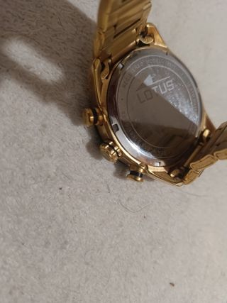 Reloj Lotus Hombre Chrono Dorado 18917/6