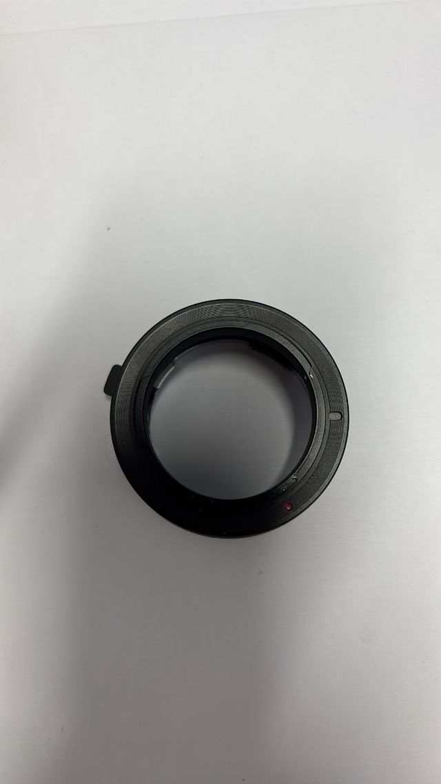 Adaptador de objetivo Pentax K a cámara Canon EF-M