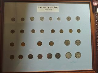 Cuadro Monedas Estado Español 1936-1975
