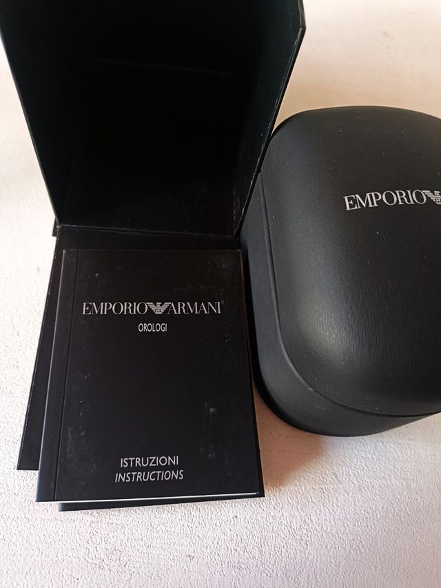 Reloj Emporio Armani Marrón y Plateado