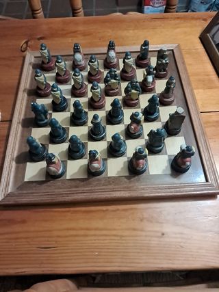 Ajedrez Medieval Cerámica