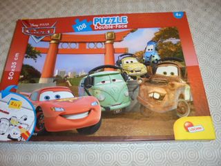 Puzzle Cars 108 pezzi Doppio Faccia