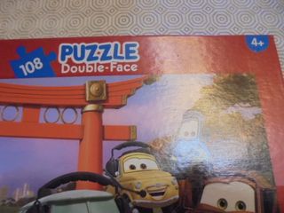 Puzzle Cars 108 pezzi Doppio Faccia