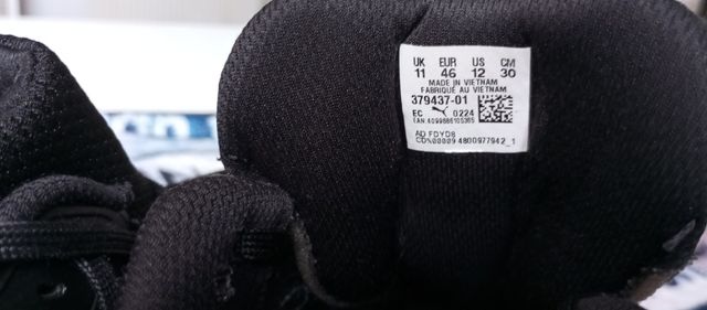 Zapatillas Puma Running Fit+ Negras