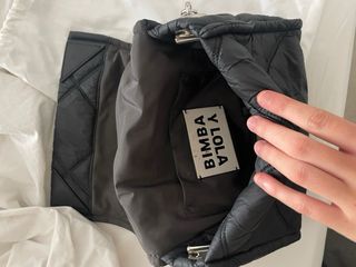 Bolso Bimba y Lola Negro Acolchado Cadena