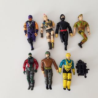 G.I.JOE+LANARD LOTE FIGURAS DE ACCIÓN ANTIGUAS 